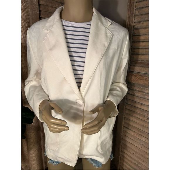 Vintage Worthington Linen Blazer - Picture 1 of 7